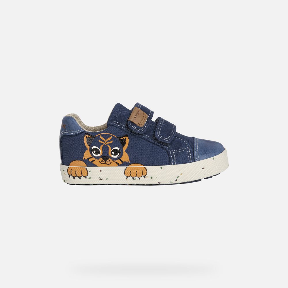 Geox Sneakers Navy Kilwi Boy - Geox Baby Shoes - UXYWIA794